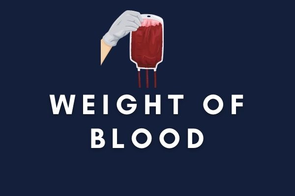 Weight of a Pint of Blood