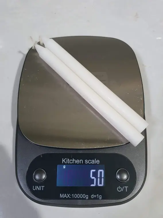 Medium-Size Candles Weight