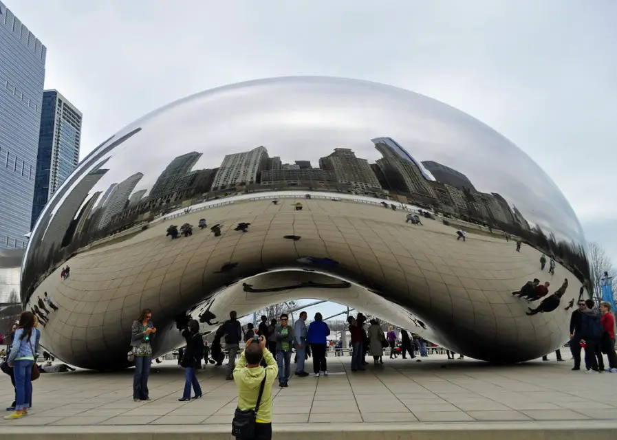 Weight of The Cloud Gate Sculpture