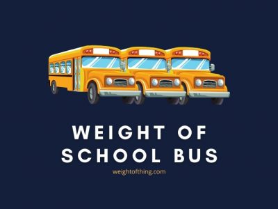 weight of school buses