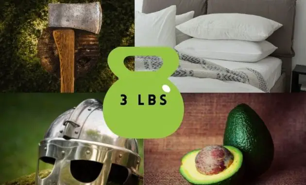 Common Items That Weigh 3 Pounds