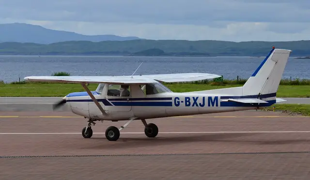 Cessna at Oban Airport